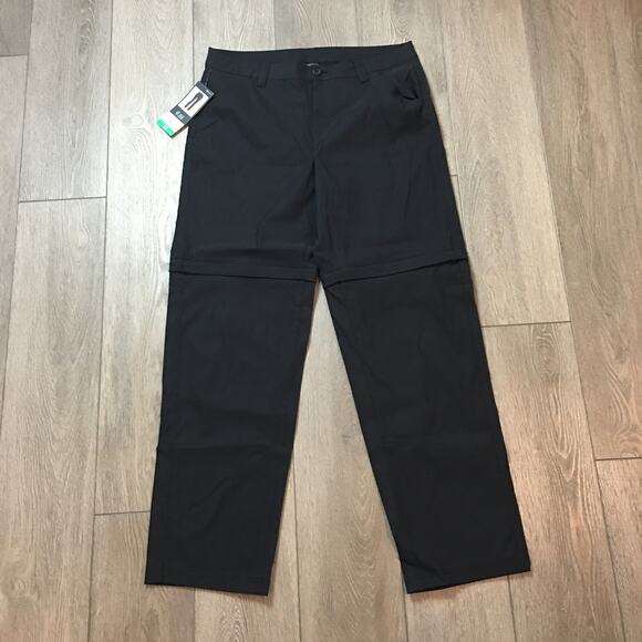 NWT Eddie Bauer Convertible Pants Women's Black Pants Size 12 - Picture 2 of 8
